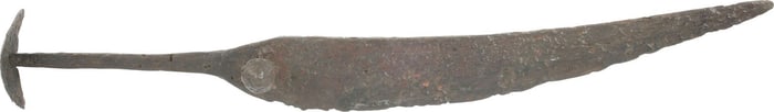 RARE SWISS GOTHIC PEASANTS KNIFE C.1350-1450
