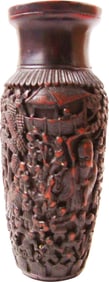 CHINESE BRUSH POT OR VASE
