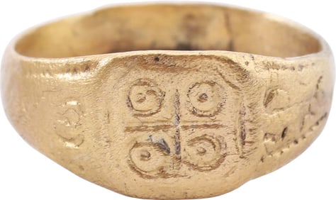 ANGLO SAXON RING, 7TH-10TH CENTURY AD, SIZE 8 1/4