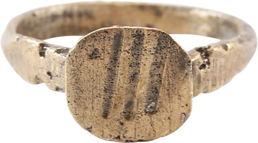 ROMAN/BYZANTINE RING, 3RD-6TH CENTURY, SIZE 2 1/2