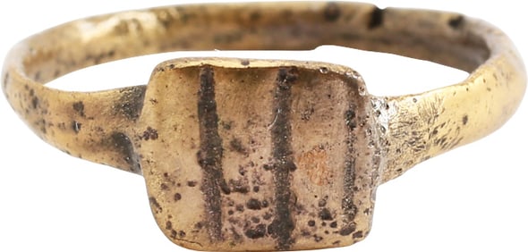 ROMAN SIGNET RING, 1ST-3RD C. AD, SIZE 7 1/4