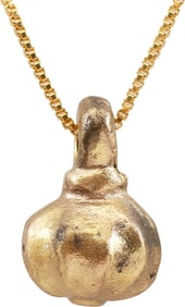 ANCIENT ROMAN WOMAN'S PENDANT NECKLACE, 1ST-3RD CENTURY