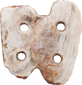 PRECOLUMBIAN MOTHER OF PEARL SHELL ORNAMENT