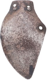 RARE THUMB PLATE FROM A GOTHIC MITTEN GAUNTLET