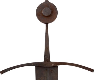 FINE VICTORIAN COPY OF A EUROPEAN KNIGHTLY SWORD OF 1250-1300