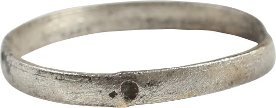 VIKING WOMAN'S WEDDING RING, 866-1067 AD, SIZE 2 1/4