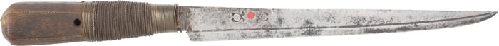 OTTOMAN ALGERIAN SIDE KNIFE, 19TH CENTURY