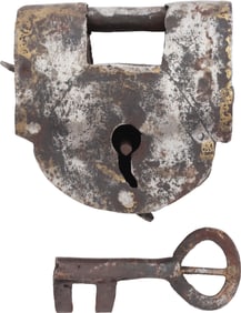 IRON SLAVE LOCK, C.1800-50