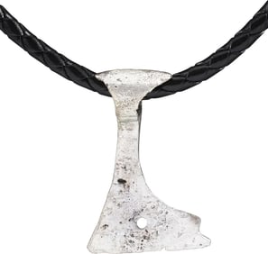 FINE VIKING VOTIVE AXE NECKLACE, C.850-1050