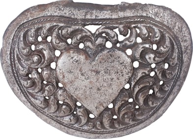 FINE REPOUSSE RAPIER SHELL GUARD C.1600