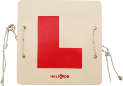 VINTAGE ENGLISH LEARNER’S BUMPER PLATE