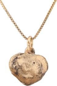 CLASSIC VIKING HEART NECKLACE, 9th-10th C. AD