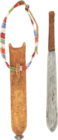GOOD EARLY MAASAI BROADSWORD SEME.