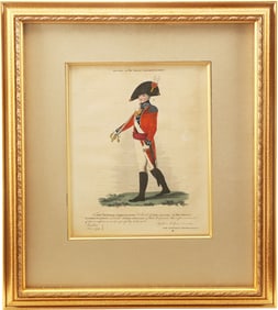 BRITISH INFANTRY UNIFORM PORTRAIT, 1799 NAPOLEONIC WARS