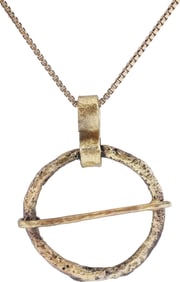 VIKING PROTECTIVE BROOCH NECKLACE C.870-1066 AD