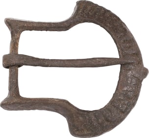 FINE ROMAN LEGIONARIES BELT BUCKLE, 3rd-4th C. AD
