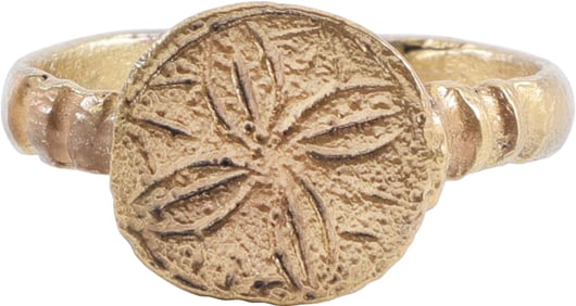 RENAISSANCE EUROPEAN RING, SIZE 10 3/4, 15TH-17TH CENTURY AD