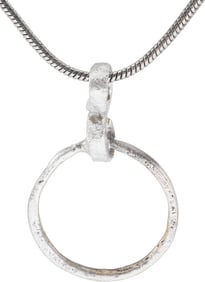 VIKING BEARD RING NECKLACE 9TH-11TH CENTURY AD