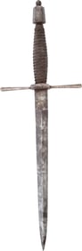 FINE ANTIQUE/VINTAGE GERMAN LEFT HAND DAGGER OF 1580-1600