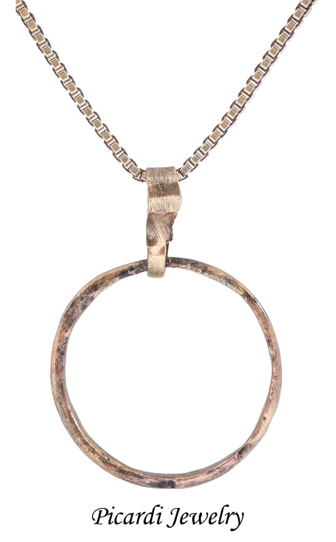 VIKING BEARD RING NECKLACE, 9th-11th CENTURY AD (1 of 4)