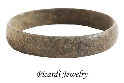 RARE COPPER VIKING WEDDING RING, 900-1050 AD, SIZE 10 ½