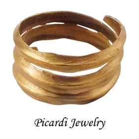 VIKING COIL RING, 9TH-10TH CENTURY, SIZE 11 ½
