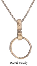 VIKING BEARD RING NECKLACE, 9th-11th CENTURY AD