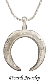 VIKING LUNAR PENDANT NECKLACE, C.900-1000 AD