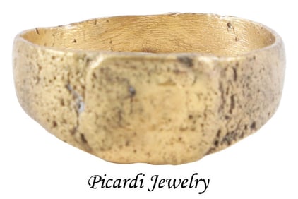 MEDIEVAL/BYZANTINE MAN’S RING 6TH-9TH CENTURY AD, SIZE 10 1 ⁄ 2