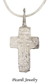 EASTERN EUROPEAN CHRISTIAN CROSS NECKLACE, 17TH-18TH CENTURY