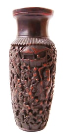 CHINESE BRUSH POT OR VASE