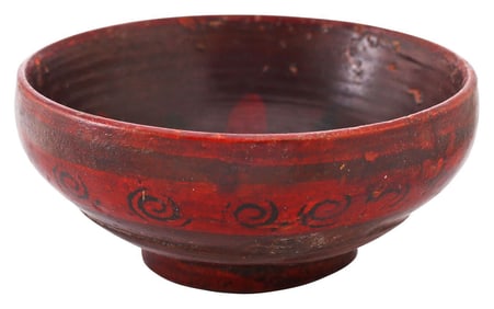 IMPERIAL RUSSIAN POLYCHROMED BOWL