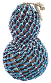 FINE ZULU BEADED SNUFF CONTAINER