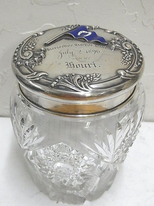 Yachting Trophy Horseshoe Harbor Club New York 1896 (1 of 11)