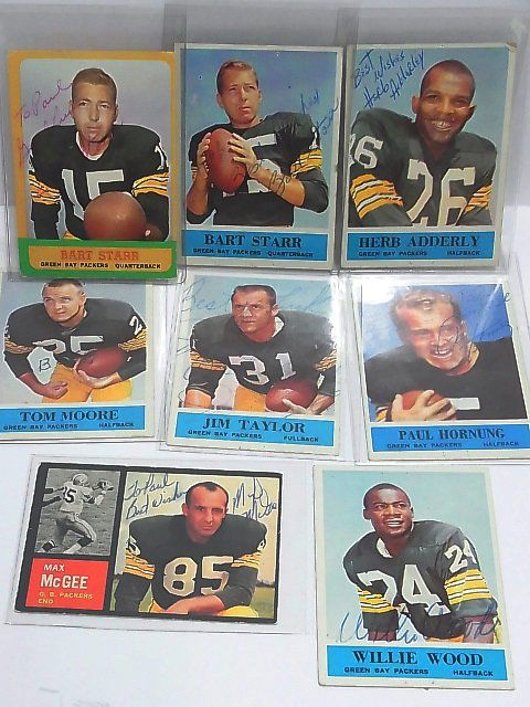 Green Bay Packers 1960s Autograph Lot Bart Starr (1 of 10)