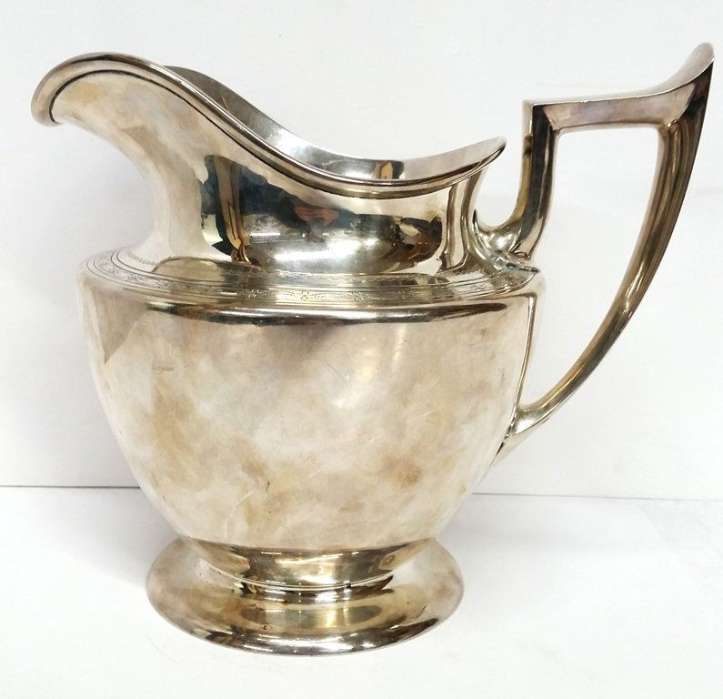 Durgin Antique Sterling Silver Water Pitcher Large (1 of 5)