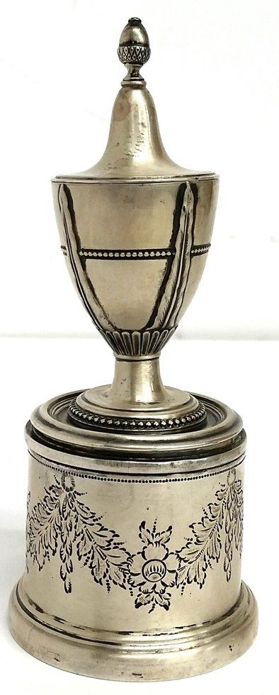 Antique Sterling Silver Ceremonial Judaica Spice Box (1 of 7)