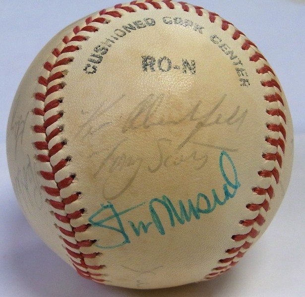 1979-80 Signed Baseball Cardinals Brock Musial More (1 of 12)