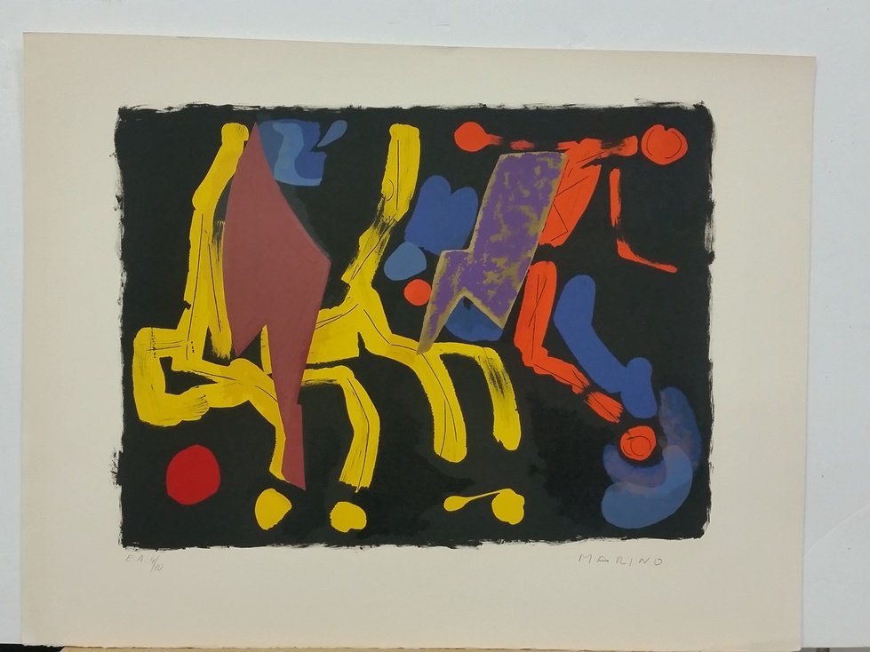 Color Lithograph Marino Marini Artists Proof ed10 (1 of 6)