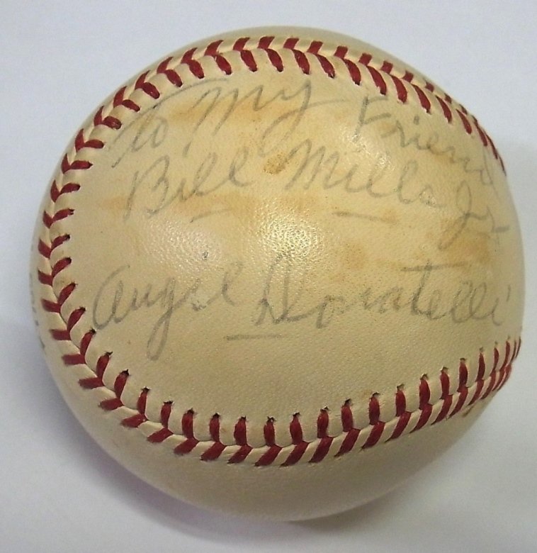 Rare Augie Donatelli Iconic Umpire Signed MLB Baseball (1 of 4)