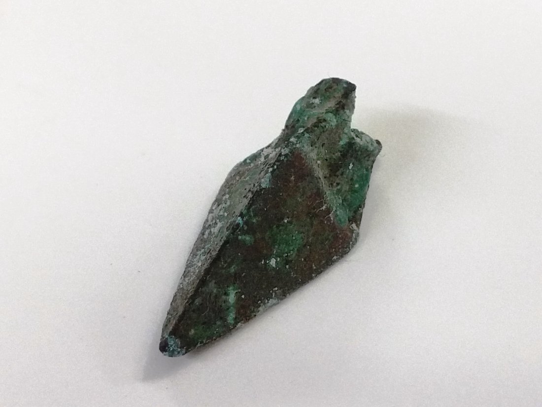 Bronze Triangular Arrowhead Ancient Egyptian With Short (1 of 5)