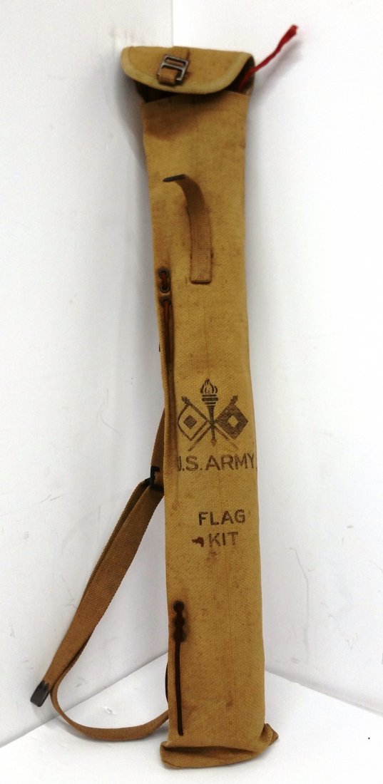 Genuine Vintage WWII US Army Signal Corp Flag Kit 1940s