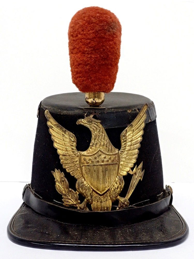 1860-1868 US Indian Wars Artillery Shako Helmet Gold Ea (1 of 10)