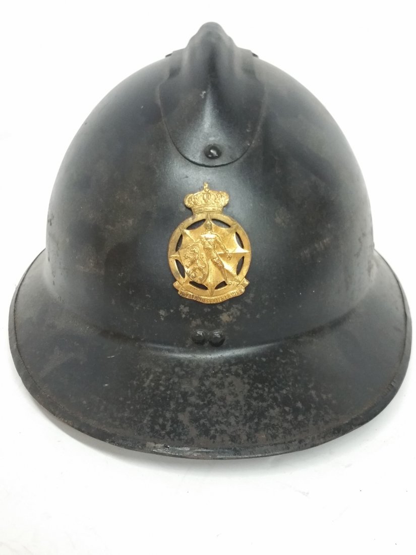 Vintage Model 1926 Belgian/French Helmet Original Linen (1 of 9)