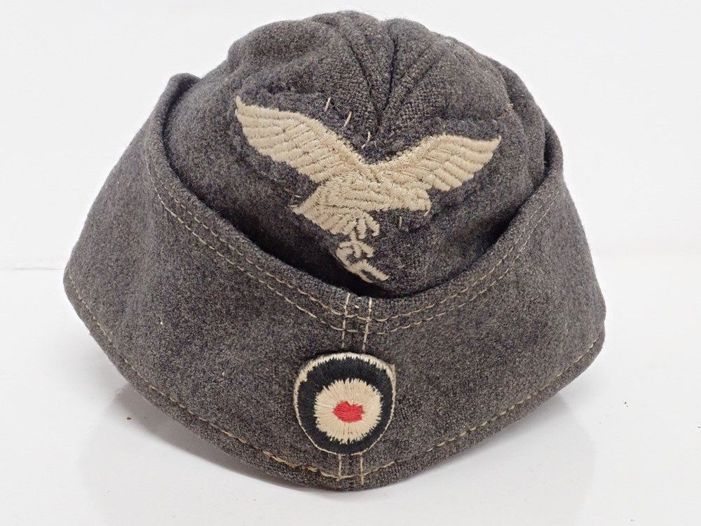 WWII German Navy Coastal Artillery Overseas Cap (1 of 5)
