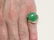 20ct Apple Green Jadeite14k Gold Fine Diamond MCM Ring - 10