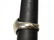 Diamond Jadeite Jade 14k White Gold Mens Horseshoe Ring - 8
