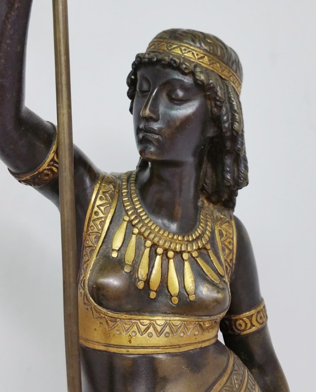 Antique Egyptian Man Woman Anubis Cobra Bronze Statues - Apr 04, 2020 ...