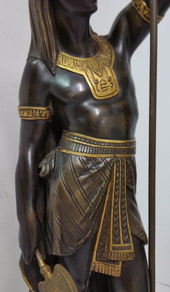 Antique Egyptian Man Woman Anubis Cobra Bronze Statues - Apr 04, 2020 ...