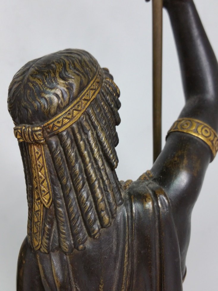 Antique Egyptian Man Woman Anubis Cobra Bronze Statues - Apr 04, 2020 ...